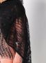 Rick Owens Gebreide poncho Zwart - Thumbnail 5