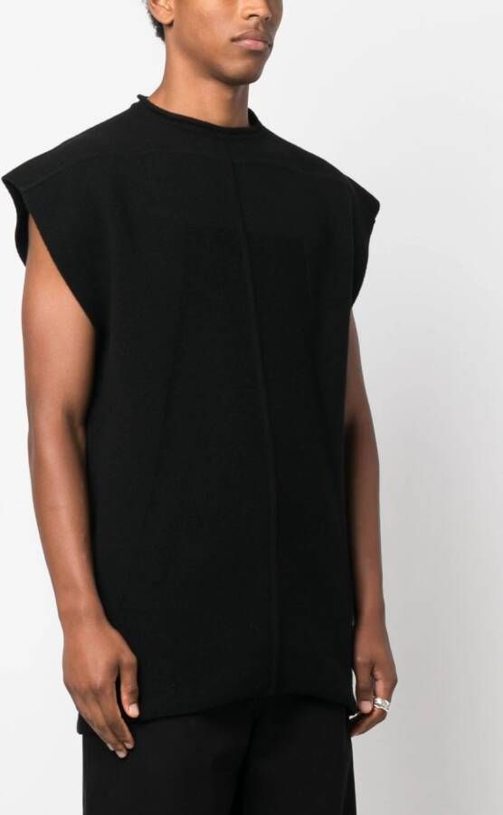 Rick Owens Gebreide top Zwart