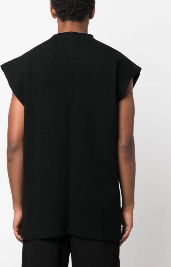 Rick Owens Gebreide top Zwart