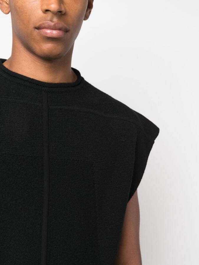 Rick Owens Gebreide top Zwart