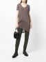 Rick Owens Gedrapeerd T-shirt Bruin - Thumbnail 2