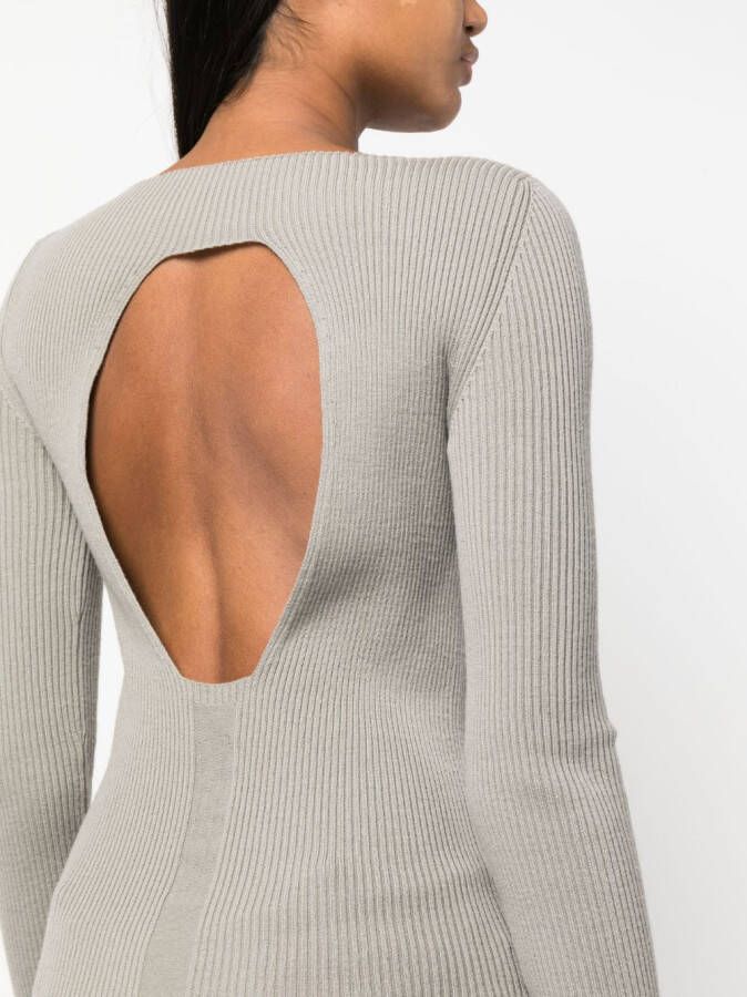 Rick Owens Geribbelde trui Grijs