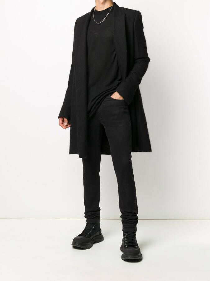 Rick Owens Geribbelde trui Zwart