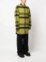 Rick Owens Geruite jas Groen - Thumbnail 3