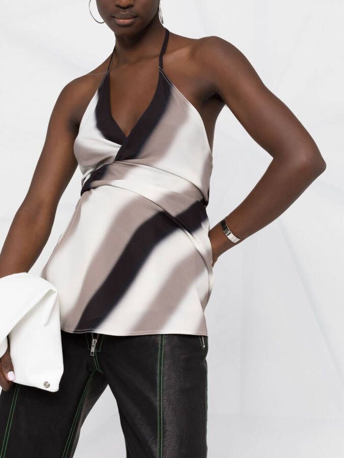 Rick Owens Gestreepte blouse Beige