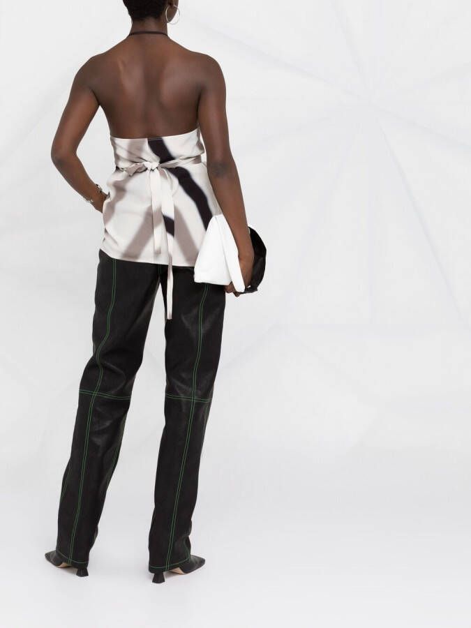 Rick Owens Gestreepte blouse Beige