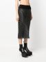 Rick Owens Gestreepte rok Zwart - Thumbnail 3