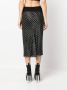 Rick Owens Gestreepte rok Zwart - Thumbnail 4