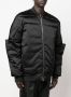 Rick Owens Gewatteerd bomberjack Zwart - Thumbnail 3