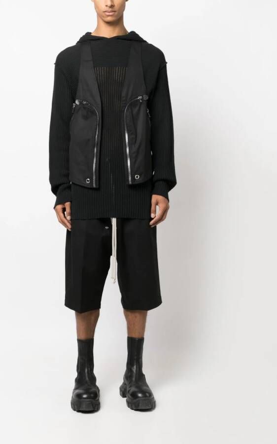 Rick Owens Gilet met open voorkant Zwart