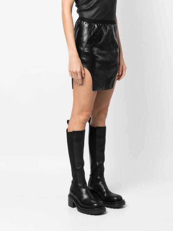 Rick Owens High waist rok Zwart
