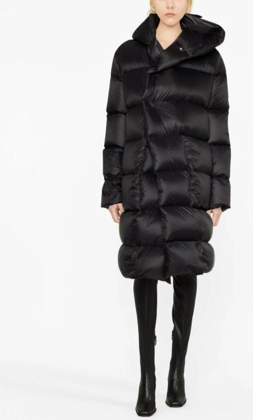 Rick Owens Jas met capuchon Zwart