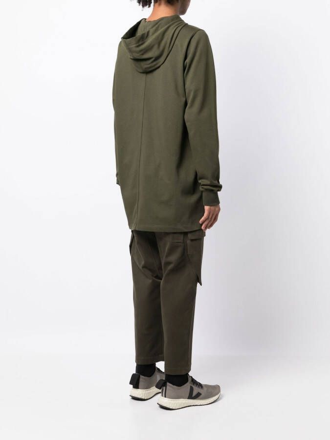 Rick Owens Hoodie met trekkoord Groen