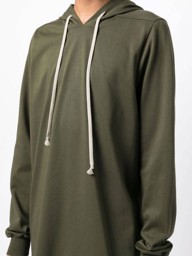 Rick Owens Hoodie met trekkoord Groen