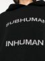 Rick Owens Intarsia hoodie Zwart - Thumbnail 5