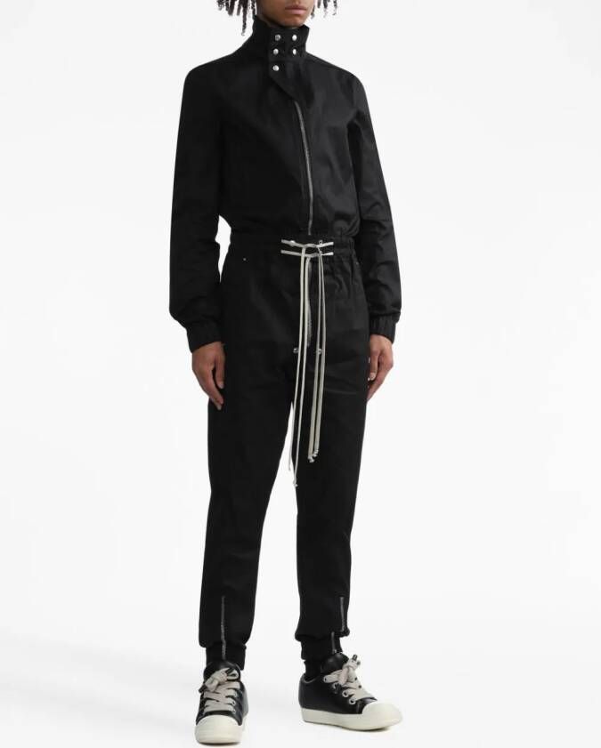 Rick Owens Jumpsuit met opstaande kraag Zwart