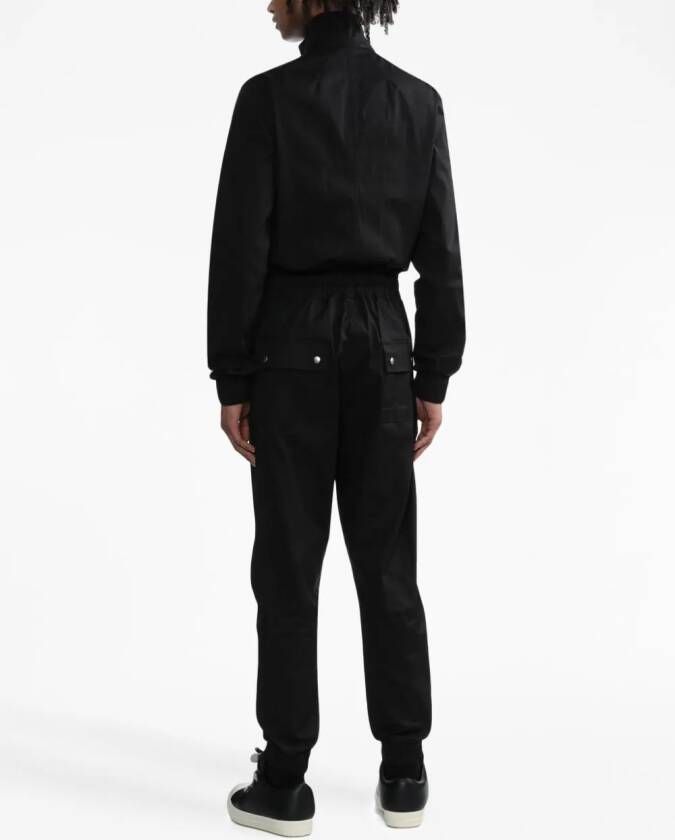 Rick Owens Jumpsuit met opstaande kraag Zwart