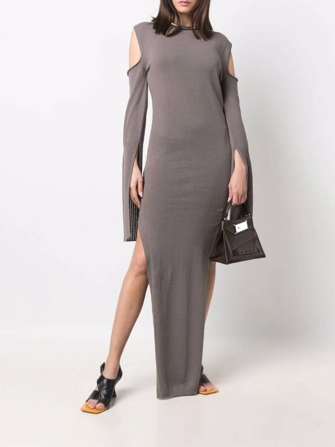 Rick Owens Jurk met capemouwen Grijs