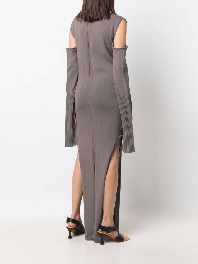 Rick Owens Jurk met capemouwen Grijs