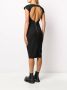 Rick Owens Jurk met open rug Zwart - Thumbnail 3