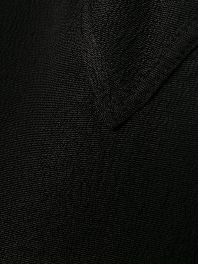 Rick Owens Jurk met open rug Zwart