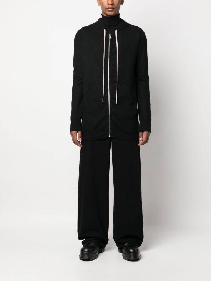 Rick Owens Kasjmier hoodie Zwart