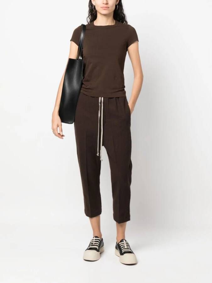 Rick Owens Katoenen T-shirt Bruin