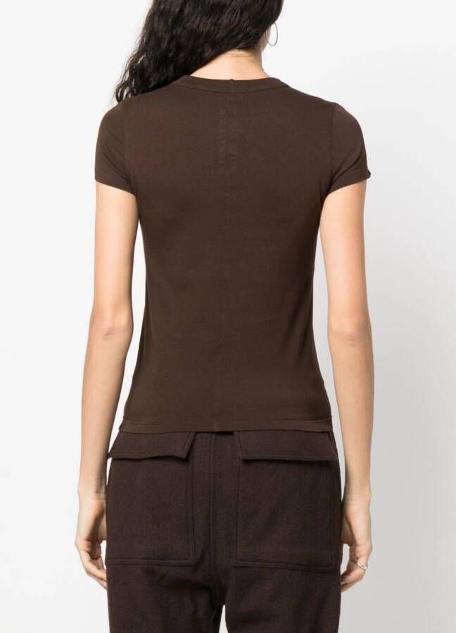 Rick Owens Katoenen T-shirt Bruin