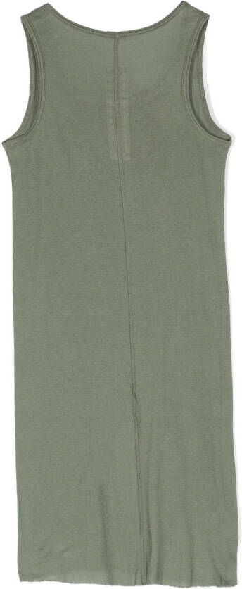 Rick Owens Kids Lange tanktop Groen