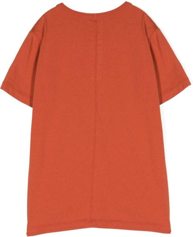 Rick Owens Kids T-shirt van biologisch katoen Oranje