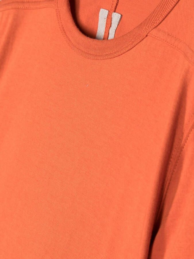 Rick Owens Kids T-shirt van biologisch katoen Oranje