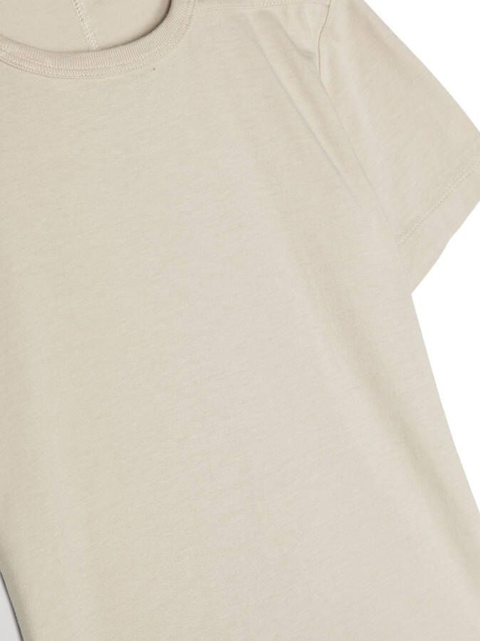 Rick Owens Kids T-shirt met ronde hals Beige