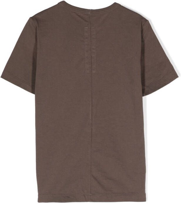 Rick Owens Kids T-shirt met ronde hals Bruin