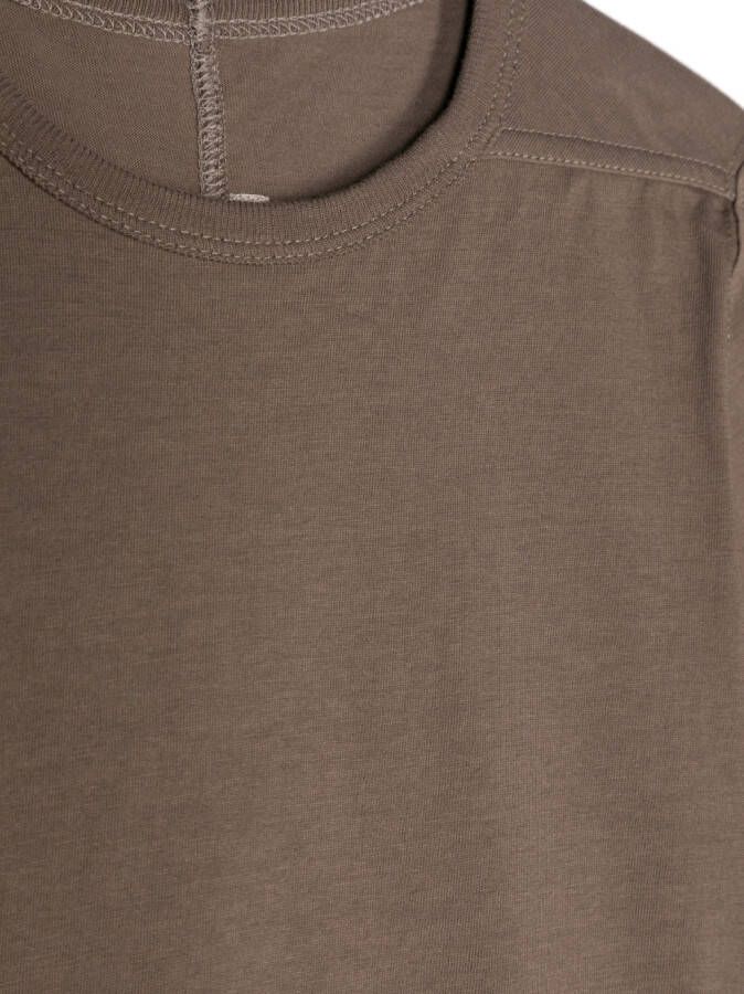 Rick Owens Kids T-shirt met ronde hals Bruin