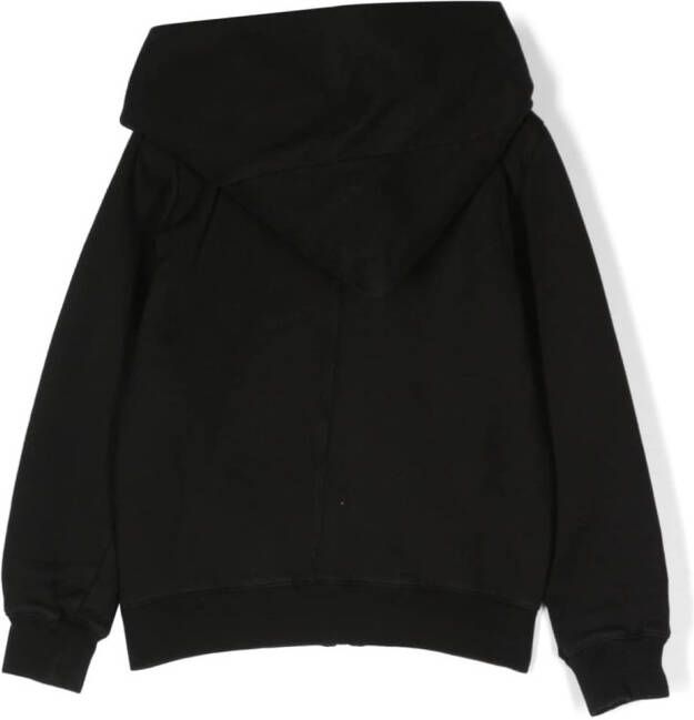 Rick Owens Kids Hoodie met rits Zwart