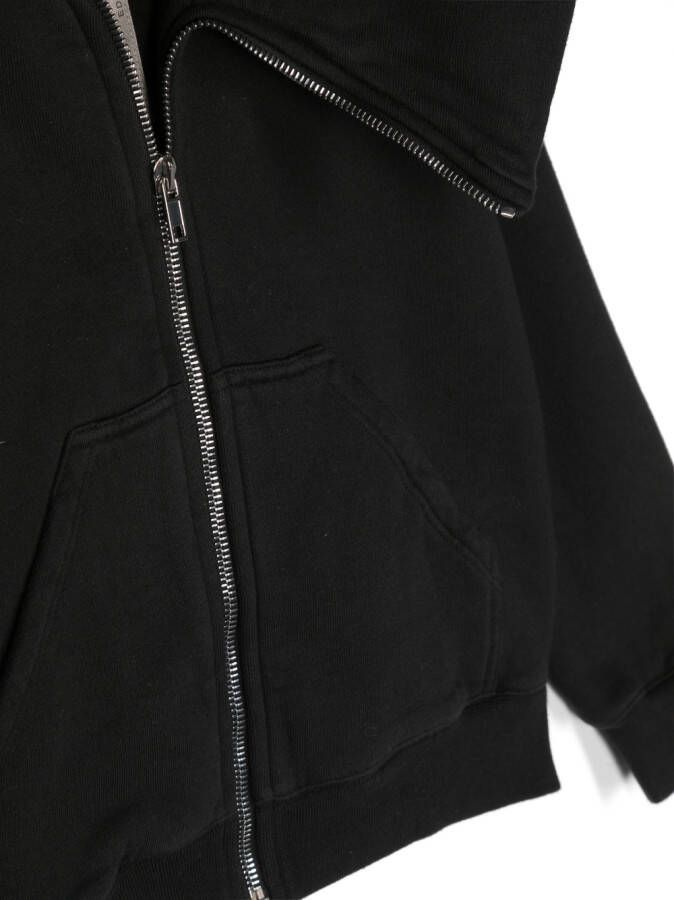 Rick Owens Kids Hoodie met rits Zwart
