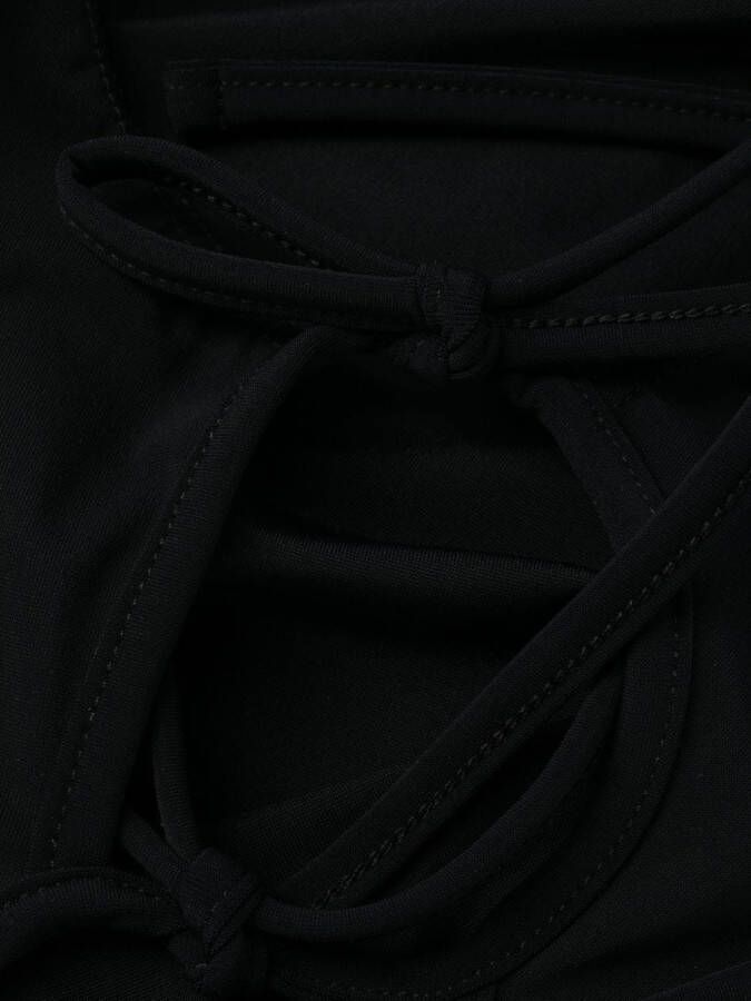 Rick Owens Asymmetrisch badpak Zwart