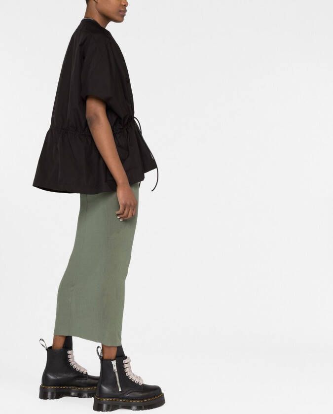 Rick Owens Leren jack Zwart