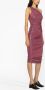 Rick Owens Lilies Gedrapeerde midi-jurk Roze - Thumbnail 3