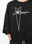 Rick Owens X Champion T-shirt met geborduurd logo Zwart - Thumbnail 5