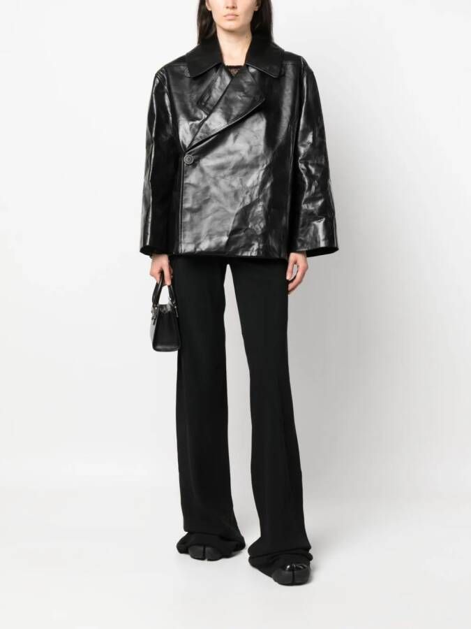 Rick Owens Geribbelde broek Zwart