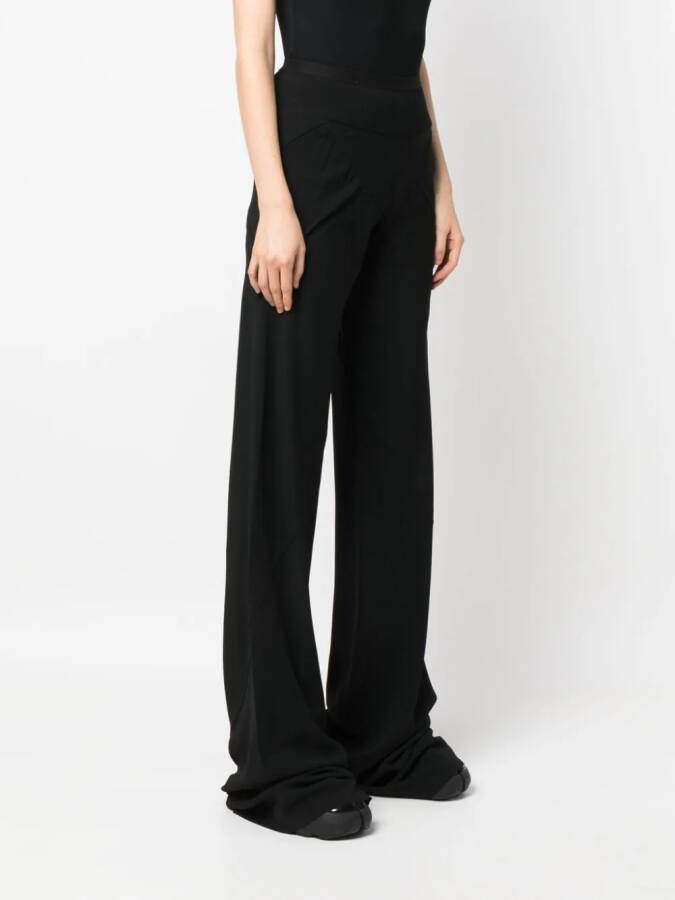 Rick Owens Geribbelde broek Zwart