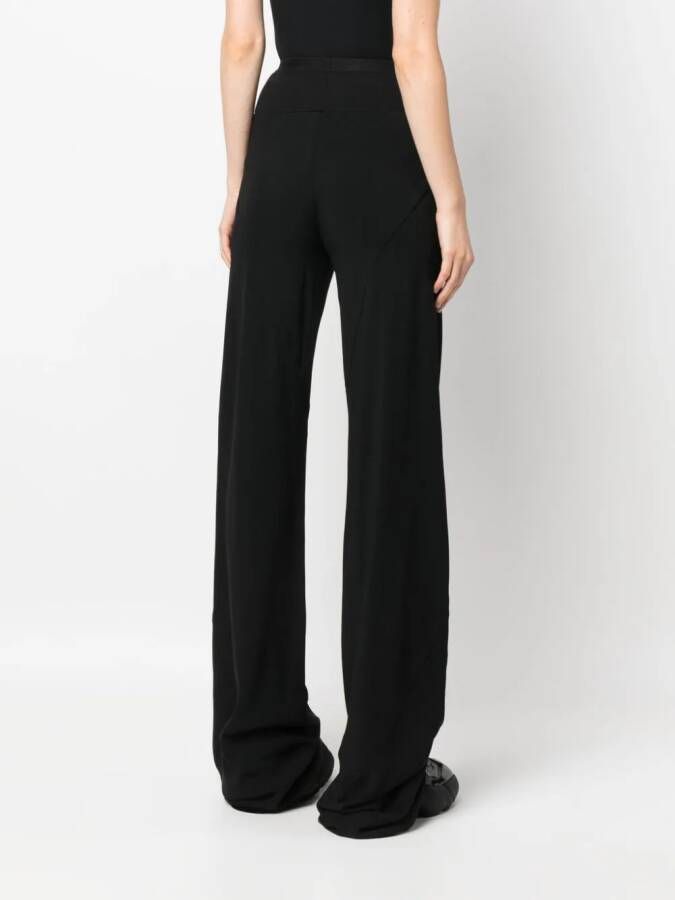Rick Owens Geribbelde broek Zwart