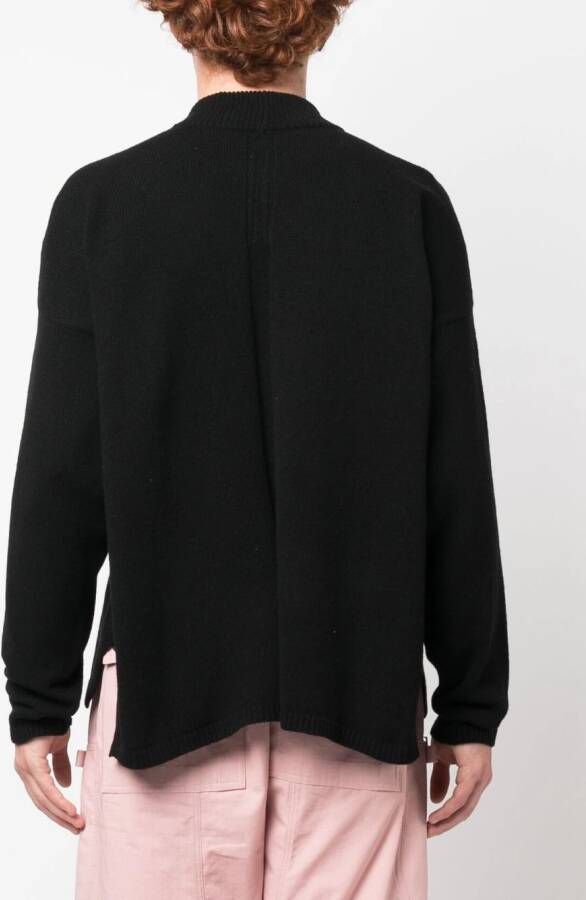 Rick Owens Fijngebreide trui Zwart