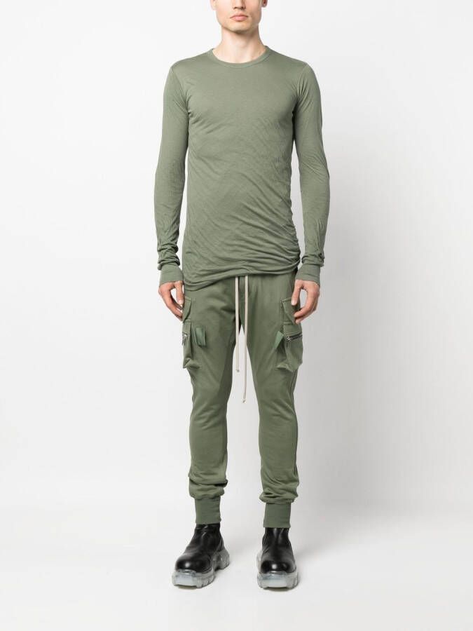 Rick Owens Jersey broek Groen