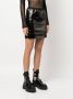 Rick Owens Mini-rok met glanzende finish Zwart - Thumbnail 3