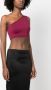 Rick Owens Asymmetrische top Roze - Thumbnail 3
