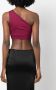 Rick Owens Asymmetrische top Roze - Thumbnail 4