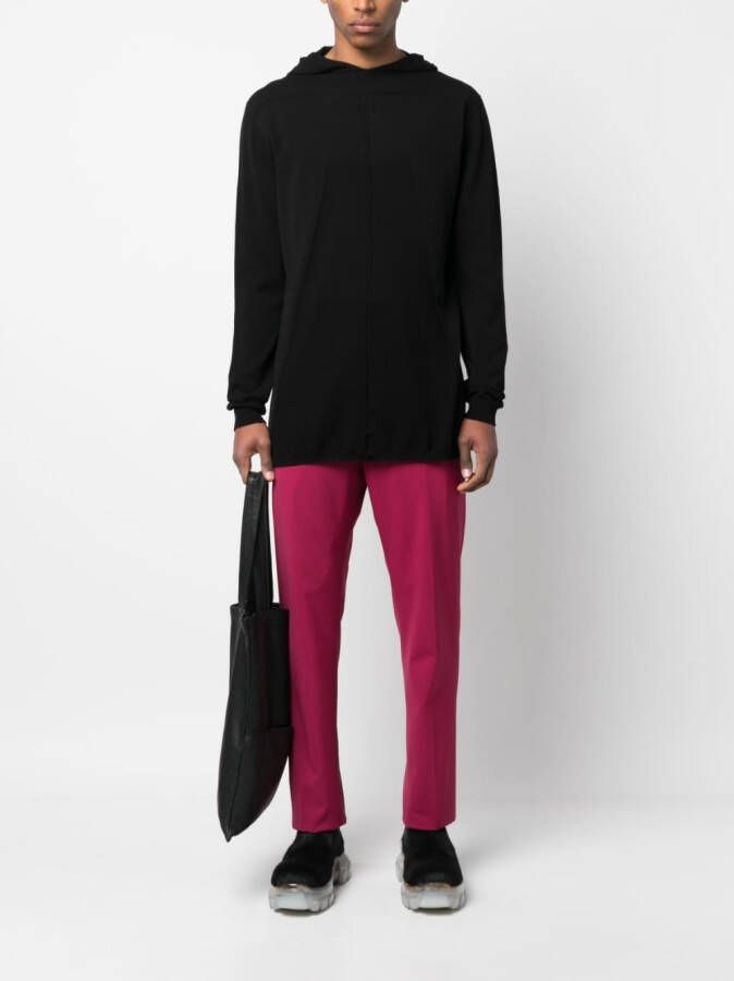 Rick Owens Hoodie van biologisch katoen Zwart