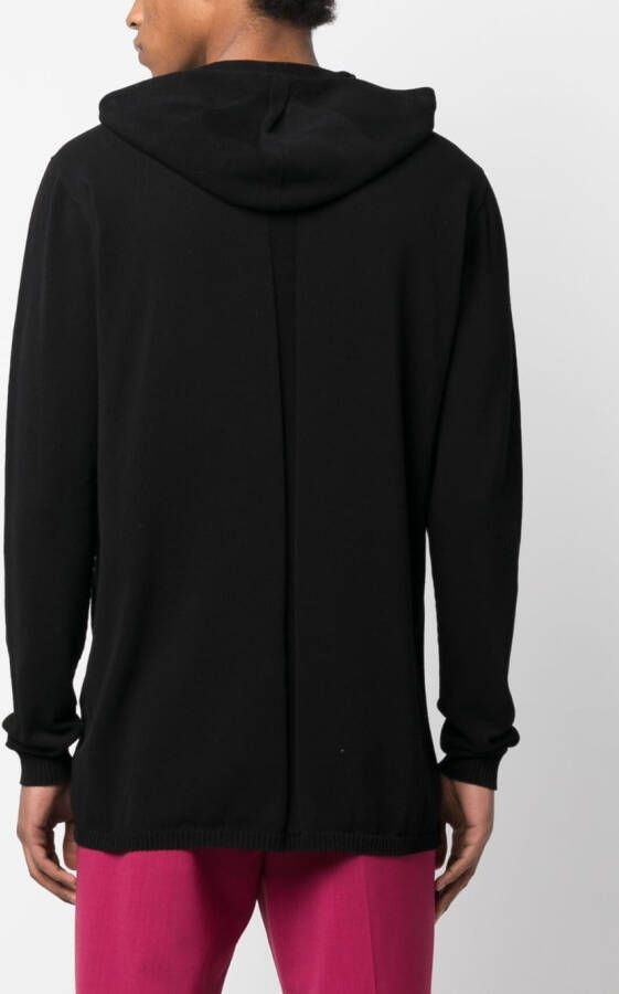Rick Owens Hoodie van biologisch katoen Zwart